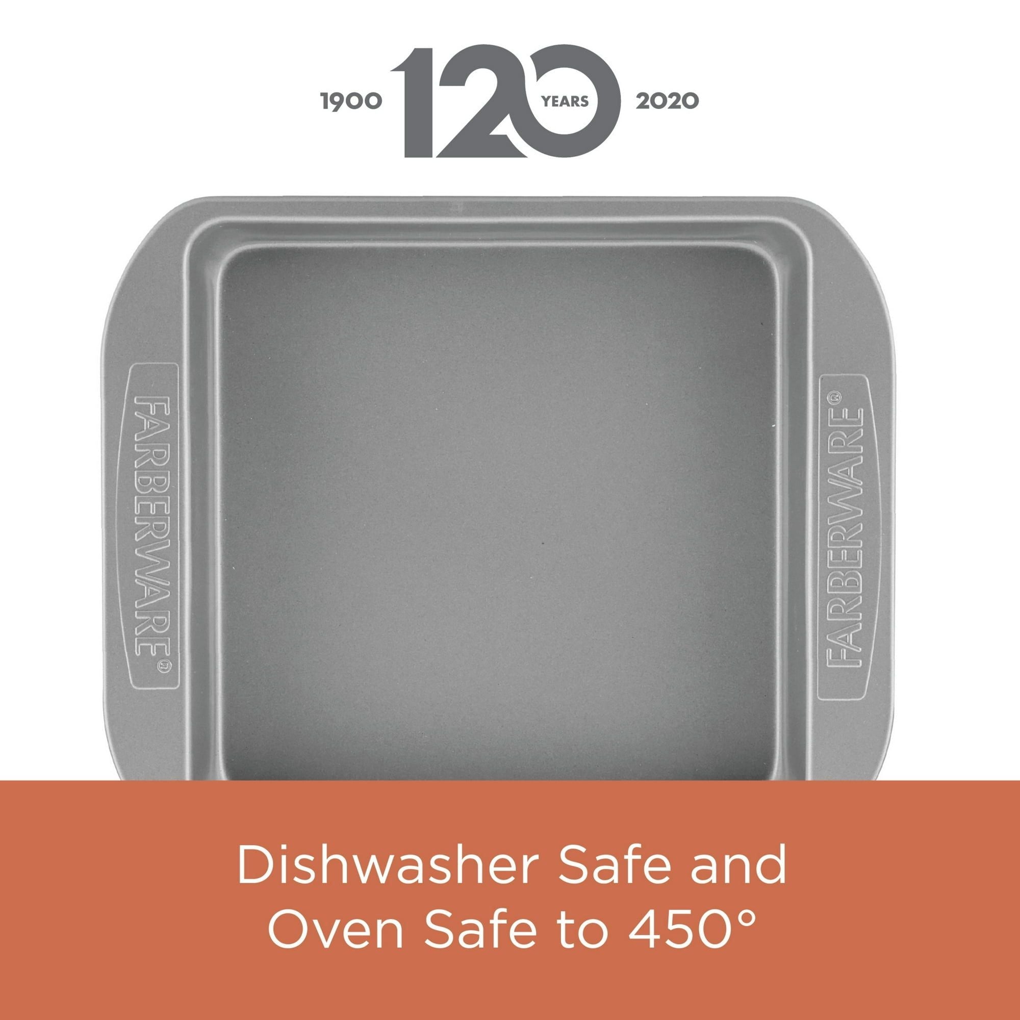 Nonstick Bakeware 3-Piece Cookie Pan Set, Gray