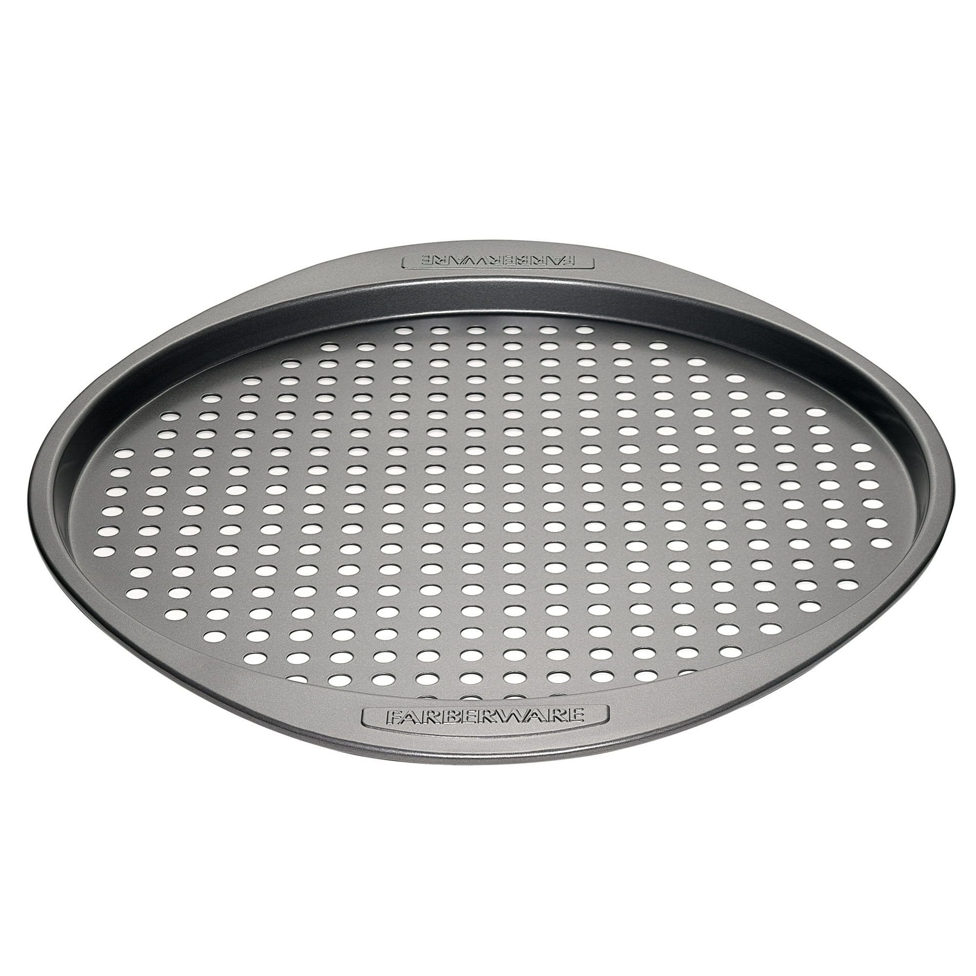 13-Inch Round Nonstick Gray Pizza Crisper Bakeware Pan