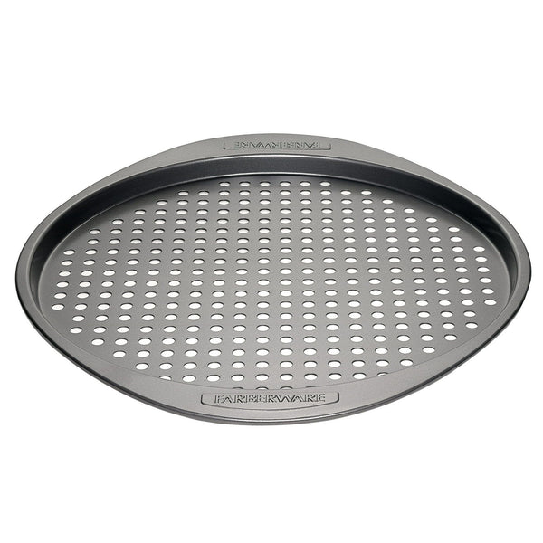 13-Inch Round Nonstick Gray Pizza Crisper Bakeware Pan