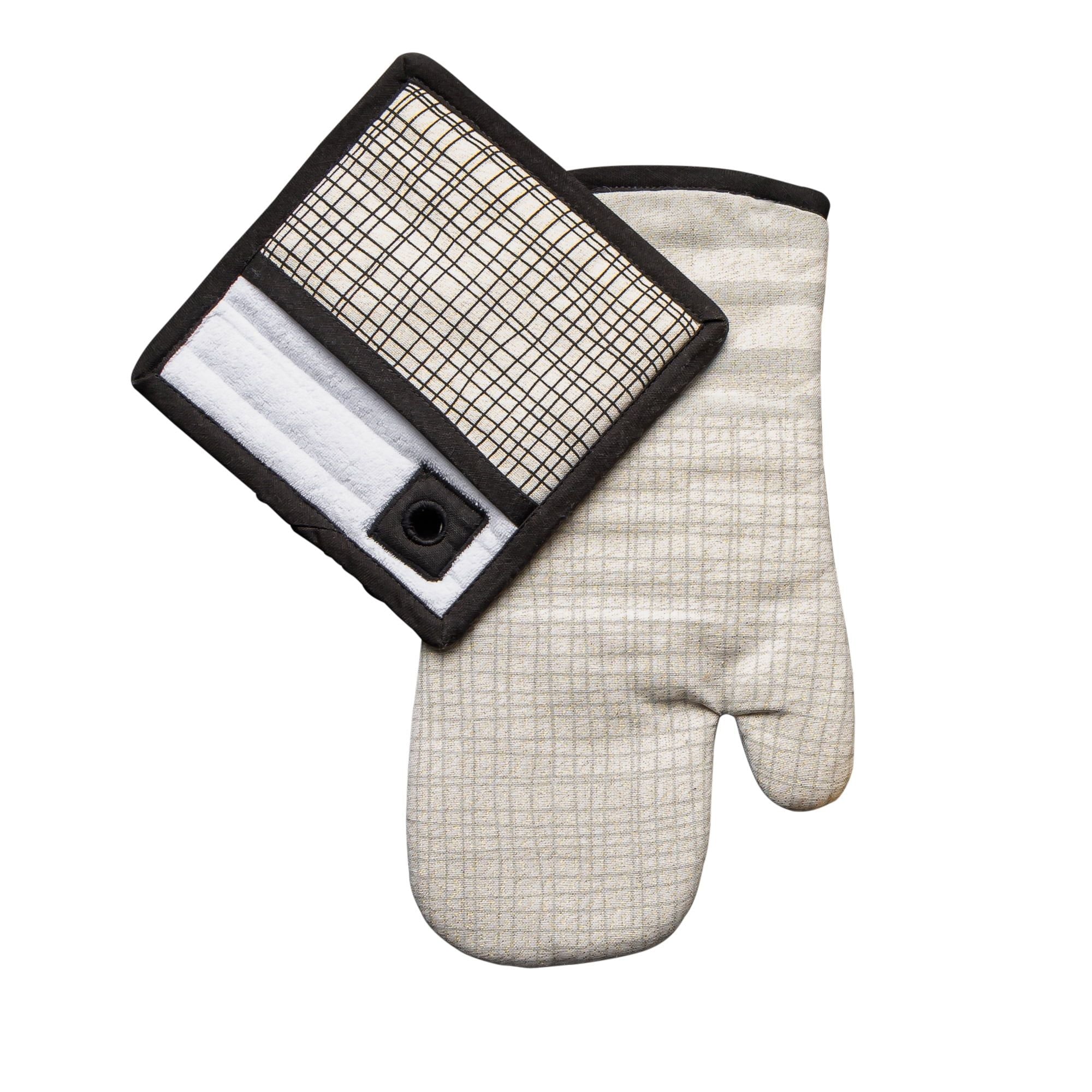 Thyme & Table 2-Pack Oven Mitt & Pot Holder Set