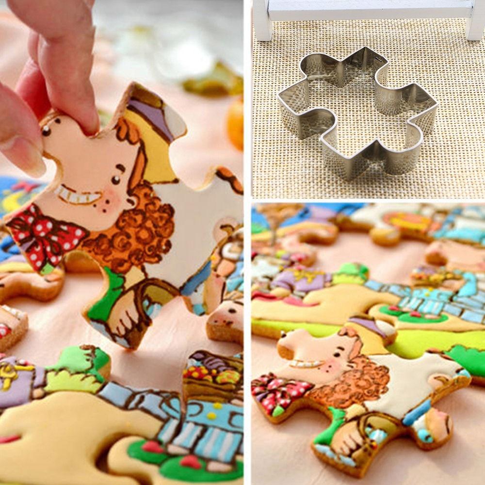 Stainless Steel Christmas Puzzle Cookie Cutter