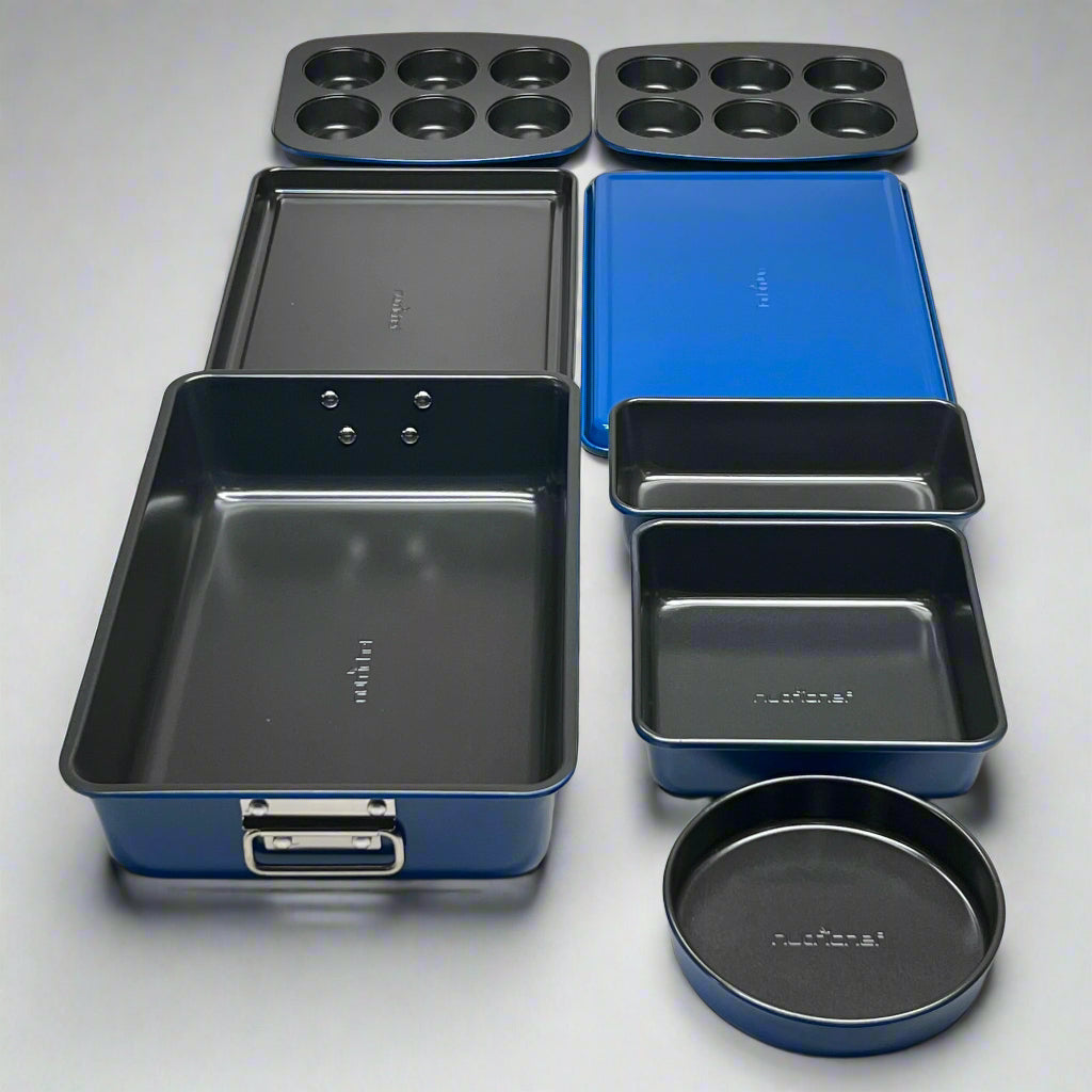 8-Piece Nonstick Stackable Bakeware Set 11x16 Inch