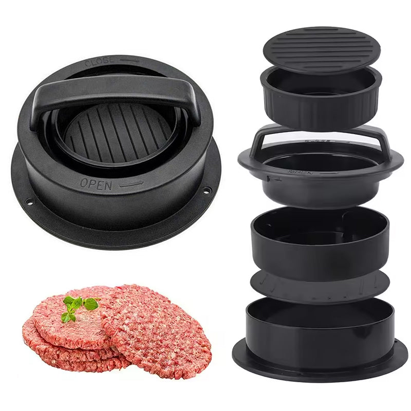 3-in-1 Manual Burger Patty & Meatball Press