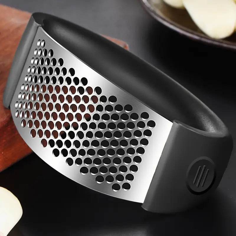 Stainless Steel Garlic Press & Mincer Tool
