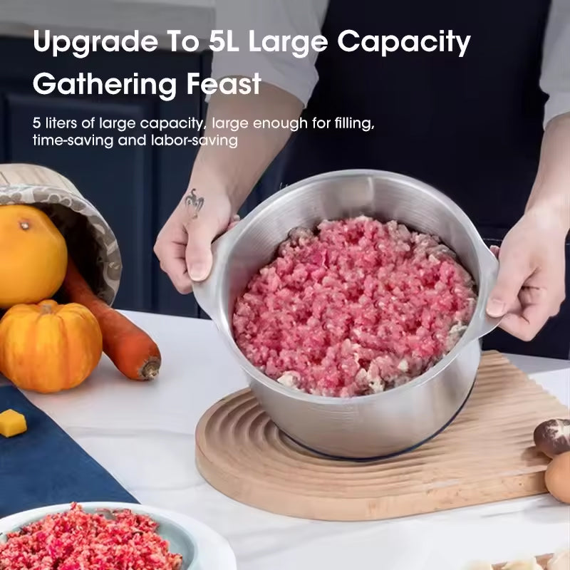 5L Electric Meat Grinder & Multifunction Food Processor