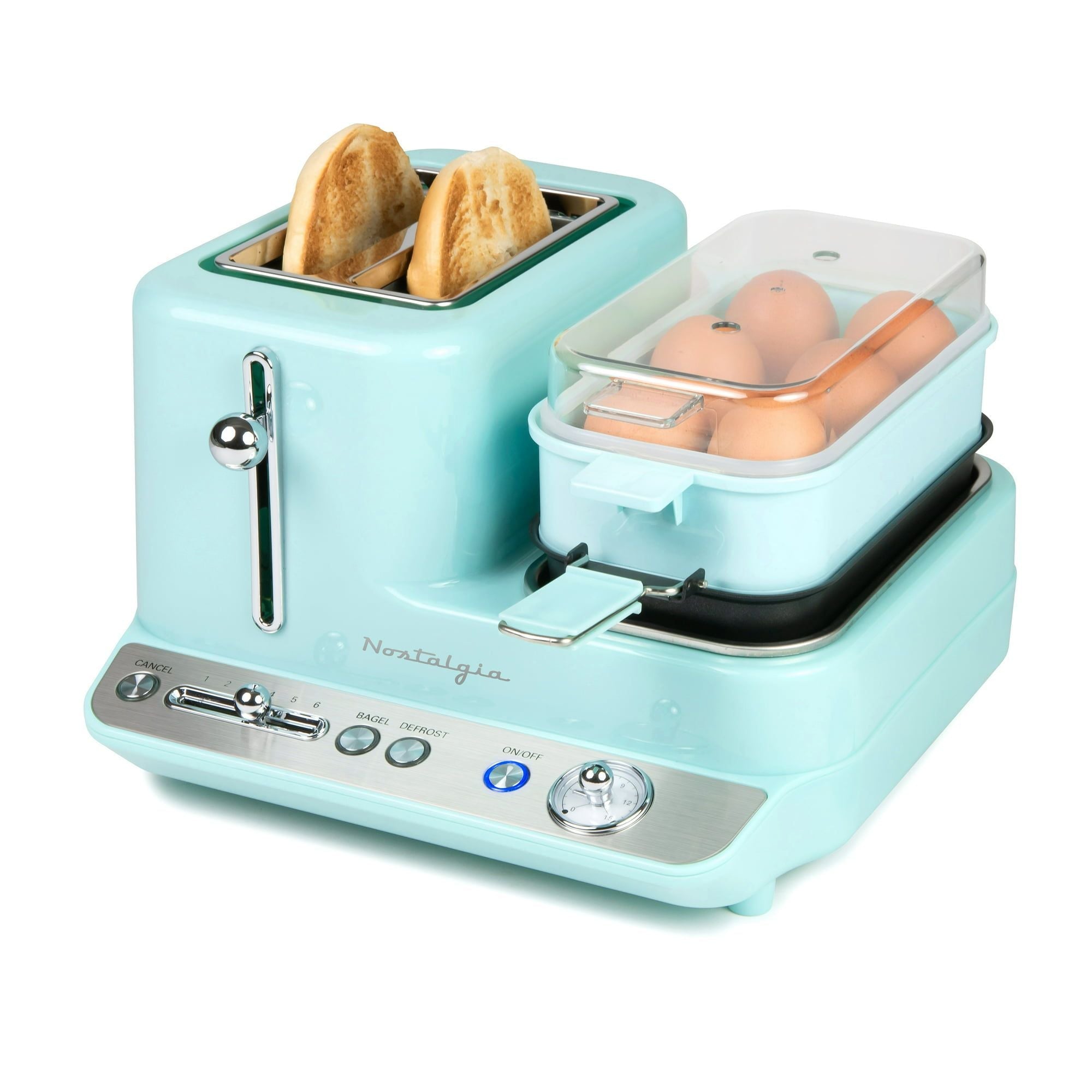 Nostalgia Retro 3-in-1 Breakfast Station – Aqua