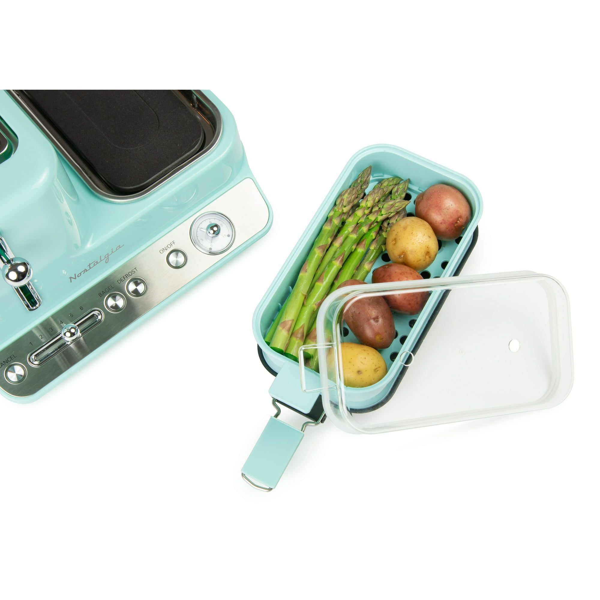 Nostalgia Retro 3-in-1 Breakfast Station – Aqua