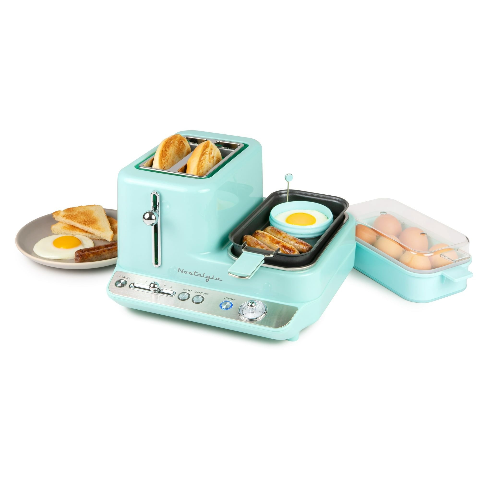 Nostalgia Retro 3-in-1 Breakfast Station – Aqua