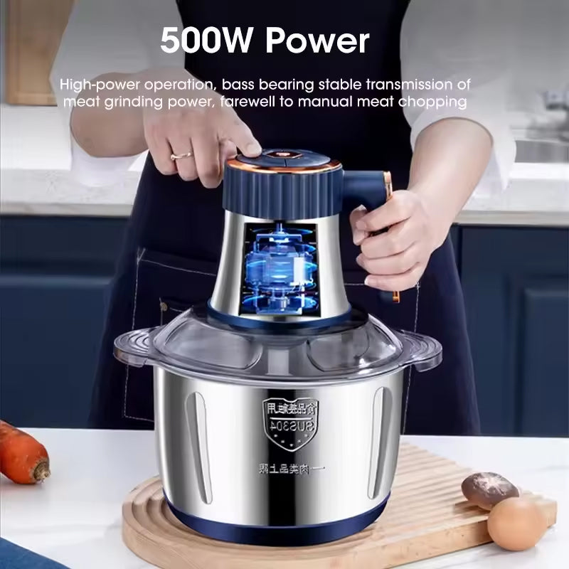5L Electric Meat Grinder & Multifunction Food Processor