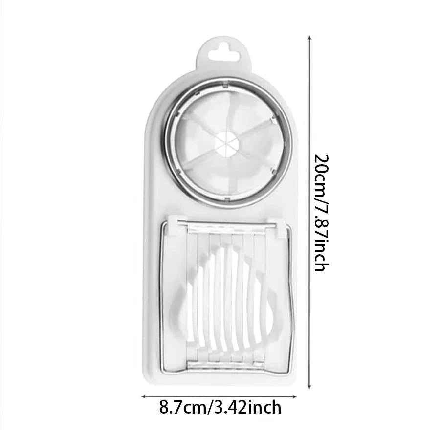 2-in-1 Multi-Function Egg and Fruit Slicer Kitchen Tool
