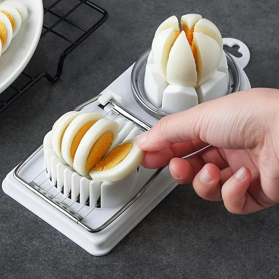 2-in-1 Multi-Function Egg and Fruit Slicer Kitchen Tool