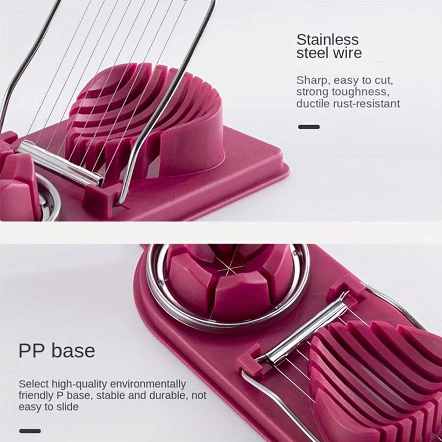 2-in-1 Multi-Function Egg and Fruit Slicer Kitchen Tool