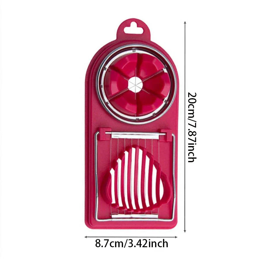 2-in-1 Multi-Function Egg and Fruit Slicer Kitchen Tool