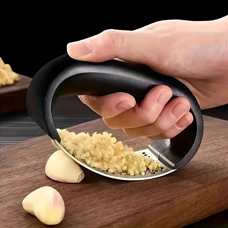 Stainless Steel Garlic Press & Mincer Tool