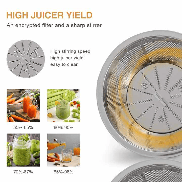 1100W 2.5L Multi-Function Centrifugal Juicer – BPA Free