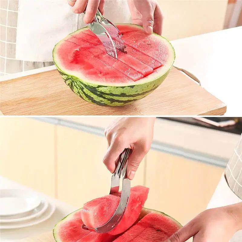 Eco-Friendly Stainless Steel Watermelon Slicer Cutter
