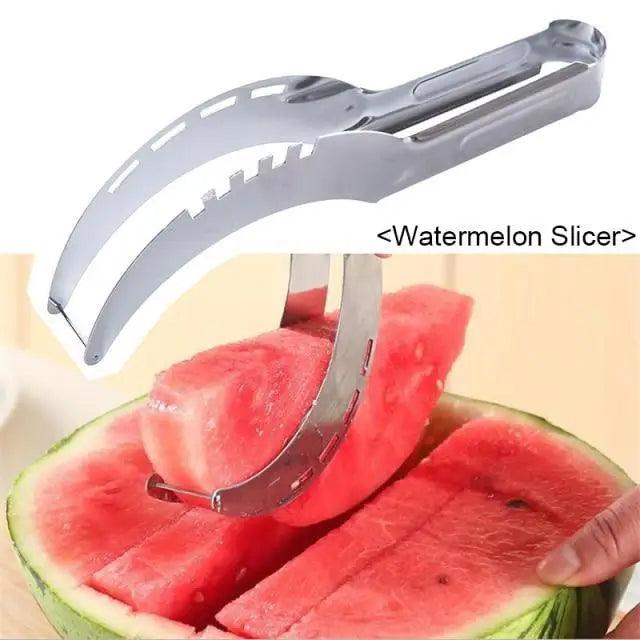 Eco-Friendly Stainless Steel Watermelon Slicer Cutter